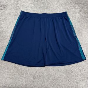 The Foundry Supply Co Basketball Training Shorts Men 3XL Blue Black Performance